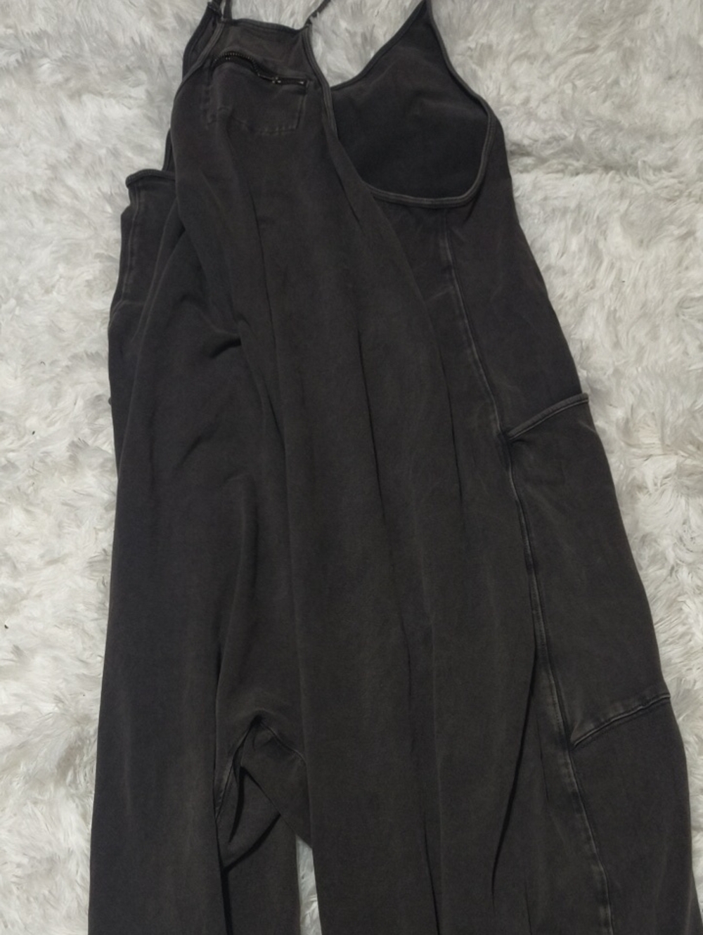 Free People Hotshot Onesie Dark Gray Small - Picture 4 of 5